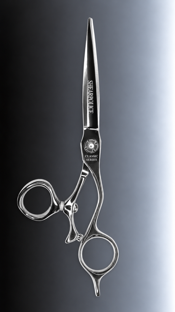 SHEARPOLICE® CLASSIC STR8 ROTATION Professional Hair Cutting Shear (Japanese Steel)