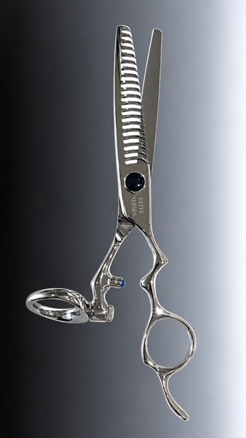 SHEARPOLICE® ELITE ERGO TEXTURE 22 ROTATION Professional Hair Cutting and Texturizing Shear (Japanese Steel)